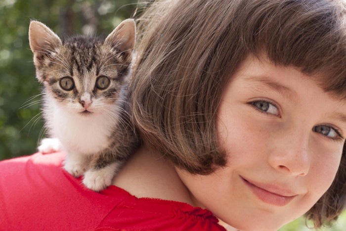 猫が人の子供に与える影響や相性