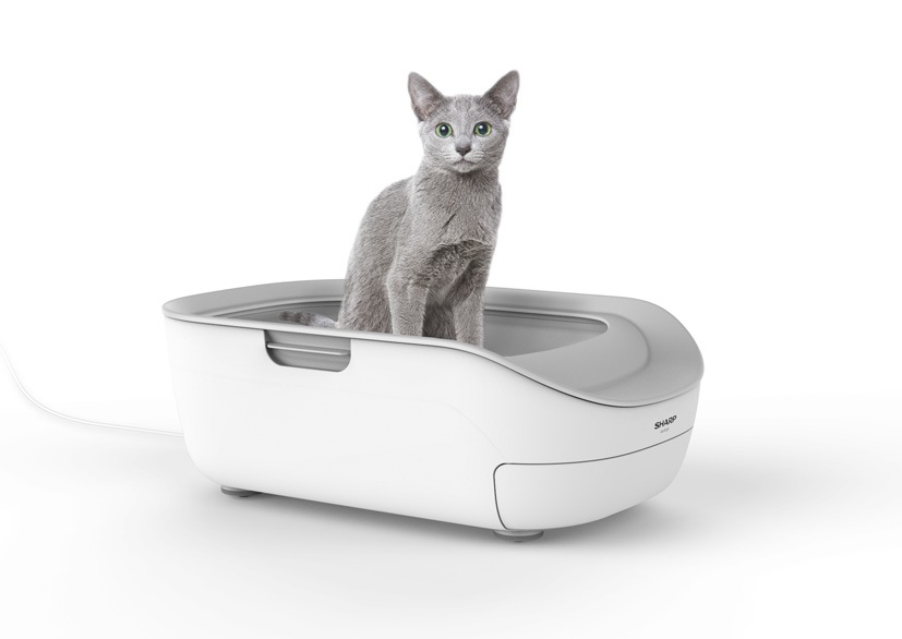 7月発売！SHARPのスマホと連動した猫のトイレ『ペットケアモニター』