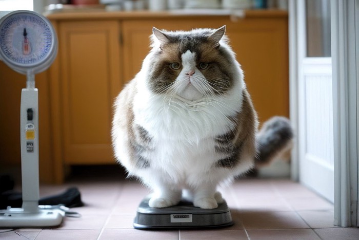 太っている猫