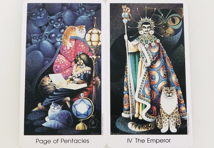 Pege of Pentacles The Emperor