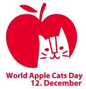 りんご猫デーのロゴ