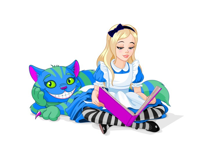 チェシャ猫とアリス