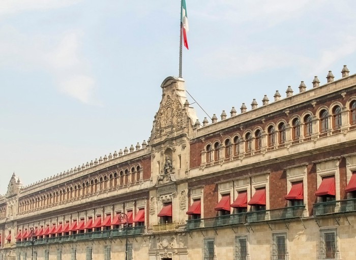 メキシコシティにある国立宮殿