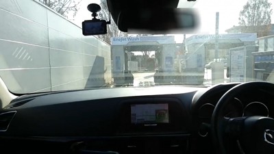 ギンちゃんの洗車機体験2