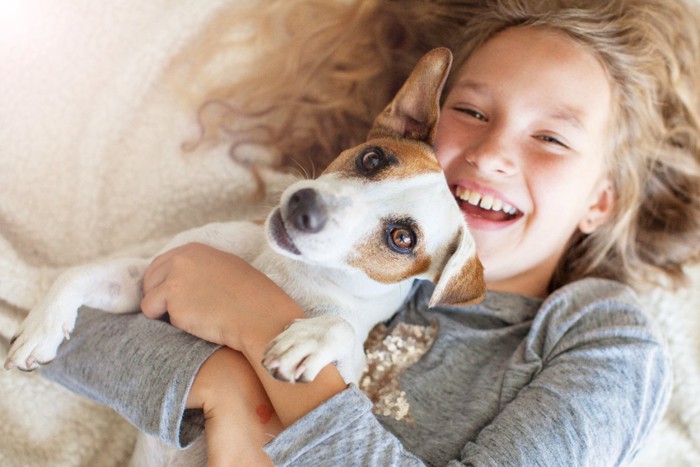 子どもと犬