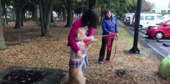 飼い主さんも笑顔に