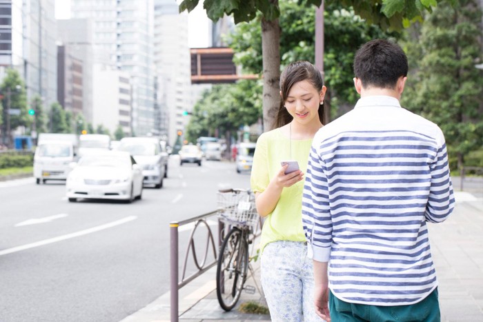 歩きスマホ