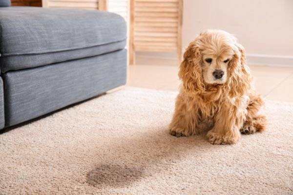 粗相する犬